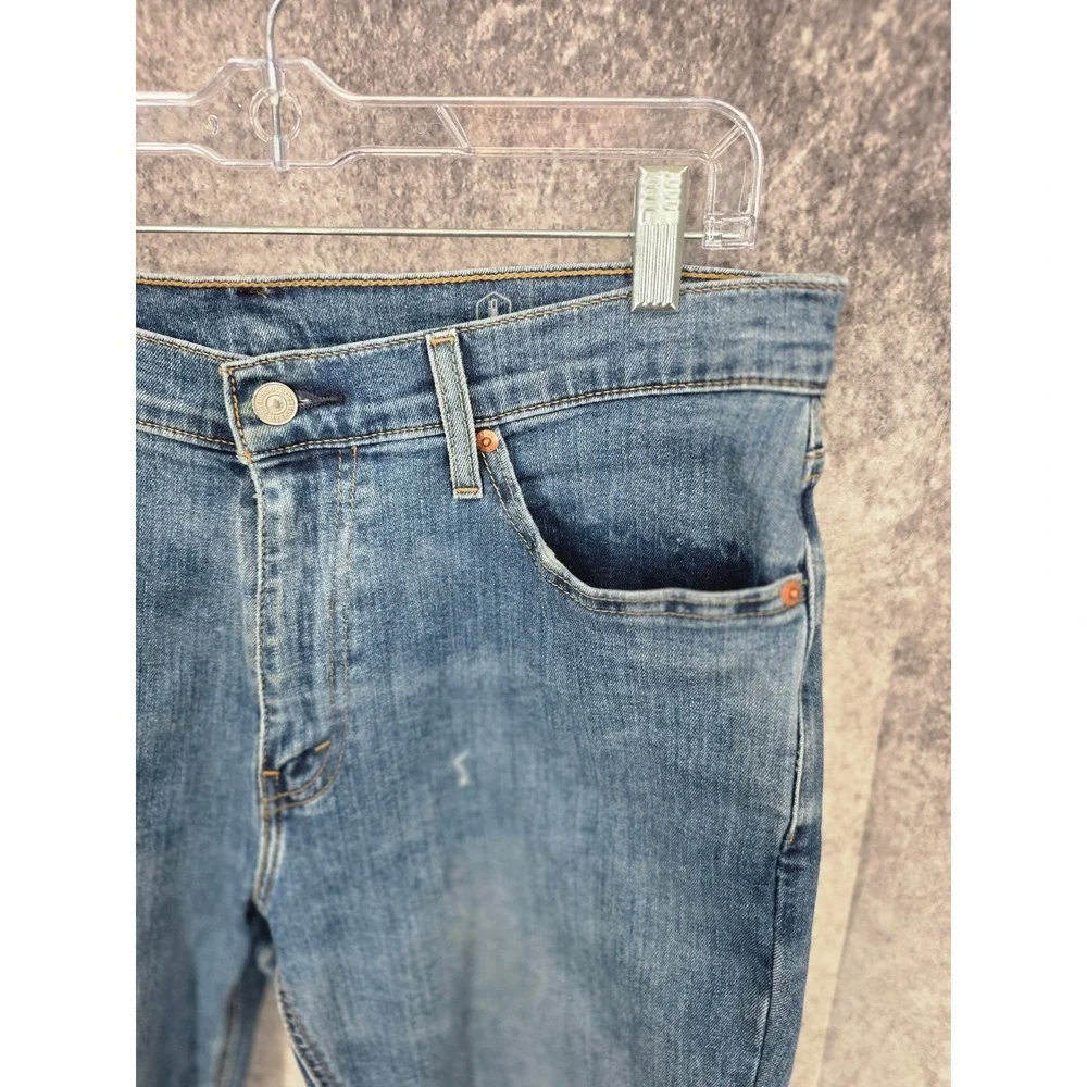 Levis‎ 541 Jeans Mens 33x30 Blue Slim Straight Medium Wash Mid Rise Cotton Blend